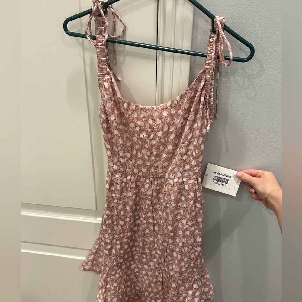 Hello Molly Pink Brenda Dot Mini Dress Size SMALL - Picture 3 of 4